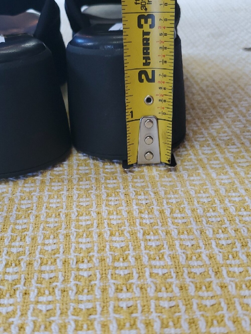 Steve Madden Black Square-Toe Slide Sandals - Picture 6 of 10